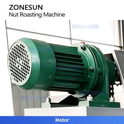 ZONESUN ZS-GHK4 Multi-Drum Rotary Roasting Machine for Peanuts, Almonds, Cashews, Seeds and Granules
