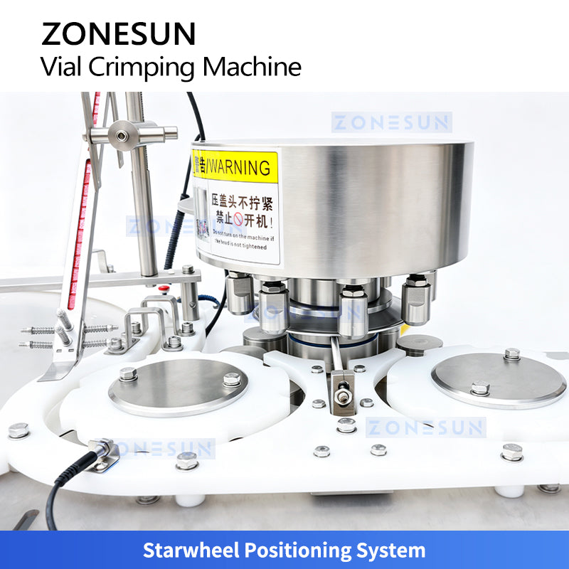 ZONESUN ZS-YG300 Automatic Vial Capping Machine Pharmaceutical Lab Bottle Capper