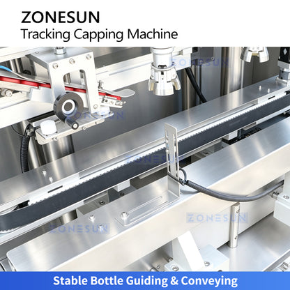 ZONESUN ZS-XG440P Continuous Motion Automatic Bottle Cap Tightening Machine
