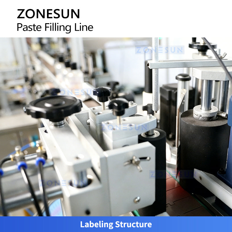 ZONESUN ZS-FAL180C8 Desktop Paste 2 Boquillas Máquina de llenado, tapado y etiquetado