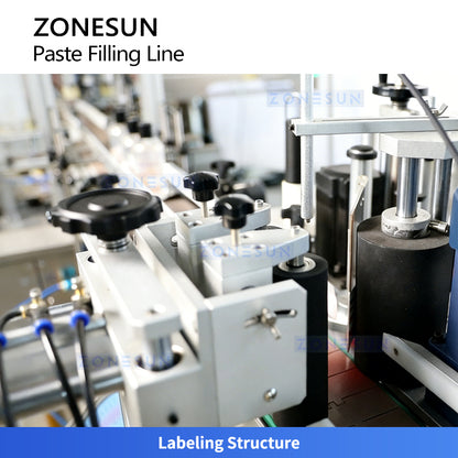 ZONESUN ZS-FAL180C8 Desktop Paste 2 Boquillas Máquina de llenado, tapado y etiquetado