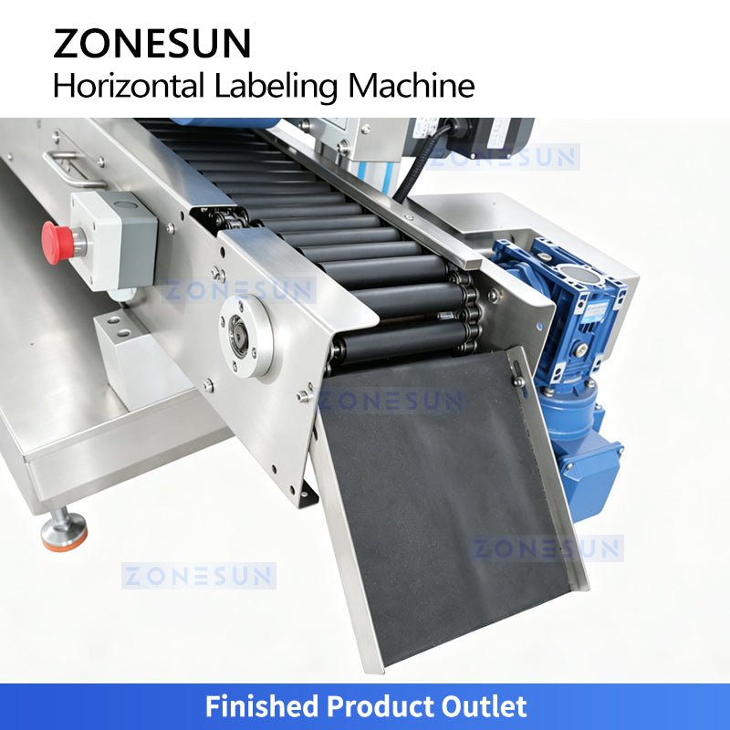 ZONESUN ZS-TB125D High-Speed Horizontal Labeling Machine for Small Bottles & Vials