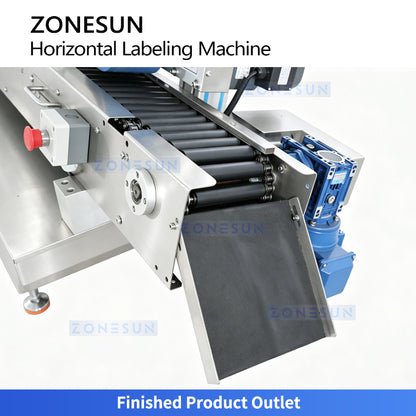 ZONESUN ZS-TB125D High-Speed Horizontal Labeling Machine for Small Bottles & Vials