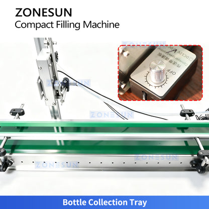 ZONESUN ZS-MPYT600L Automatic Liquid Filler with Lifting Nozzle and Waterproof Conveyor