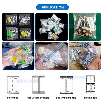 ZONESUN ZS-JSBZ2 Screw Packing Machine Direct-Entry Filling Sealing Machine