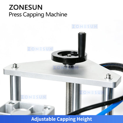 ZONESUN ZS-PDCM100C Pneumatic Paint Can and Large Container Press Capping Machine