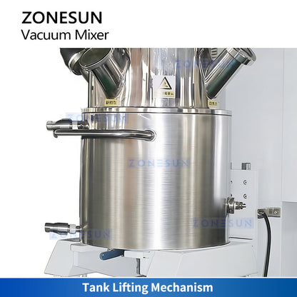 Hydraulic lift mixer