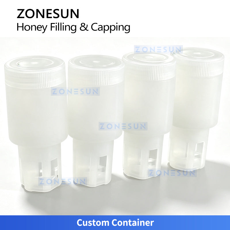ZONESUN ZS-FSHS22 Automatic Viscous Honey Liquid Filling and Press Capping Machine