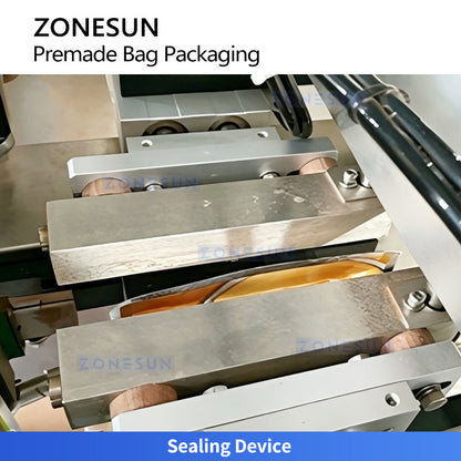 ZONESUN ZS-GW260D Automatic Powder Packaging Machine | Premade Bag Feeding Packing System with 10-Head Combination Weigher  ZONESUNPRO