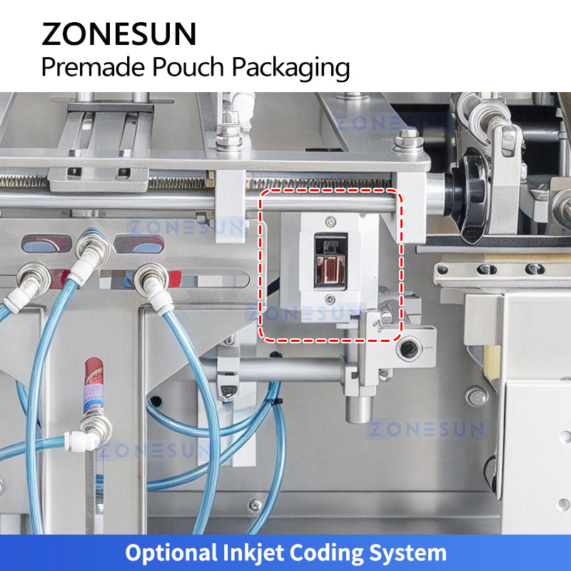 ZONESUN ZS-AFS04W 4-Head Linear Weigher Premade Pouch Filling & Sealing Machine
