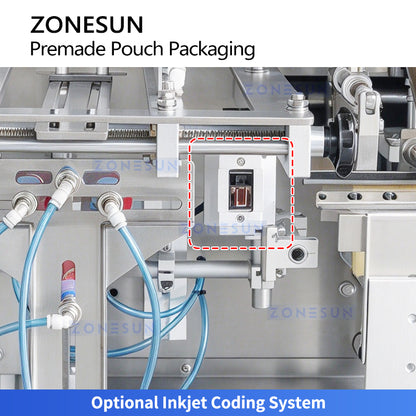 ZONESUN ZS-AFS04W 4-Head Linear Weigher Premade Pouch Filling & Sealing Machine