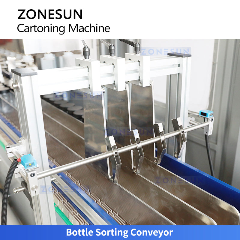 Bottle cartoning machine