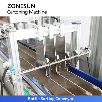 Bottle cartoning machine