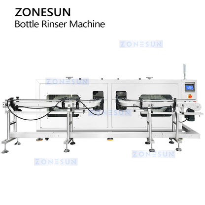 ZONESUN ZS-WB02A Automatic Bottle Water & Air Rinsing Machine for Glass & Plastic Bottles  ZONESUNPRO