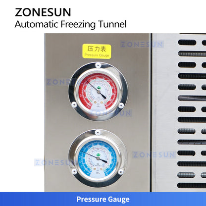 Continuous cooling tunnel