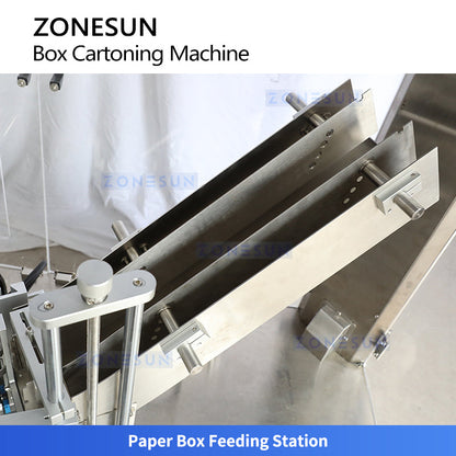 ZONESUN ZS-MSZH50L2 Automatic Vertical Cartoning Machine for Adapter Box Packing