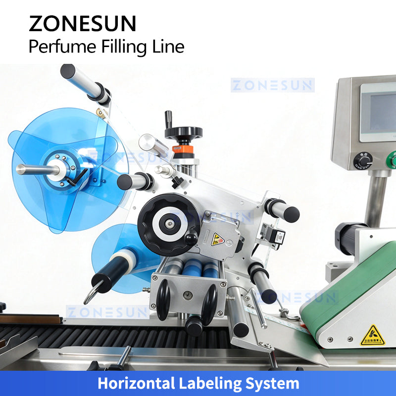 ZONESUN ZS-FAL180X17 Automatic Perfume Filling Capping Labeling Line