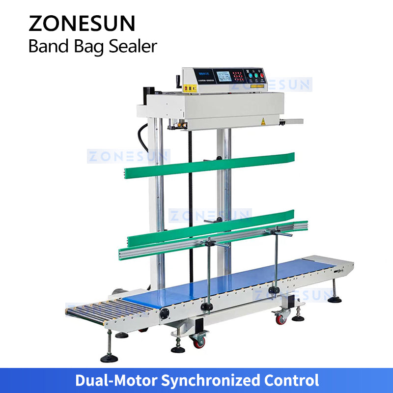 ZONESUN ZS-LWC350L Vertical Large Bag Sealer with Optional Date Coding System