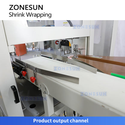 ZONESUN ZS-UDTB50 Rotary Shrinking Sleve Labeling Machine Cosmetic Bottle Labeler