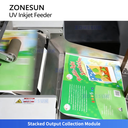 ZONESUN ZS-FYP6 Automatic UV Inkjet Batch Coding Machine for Labels & Cards Print