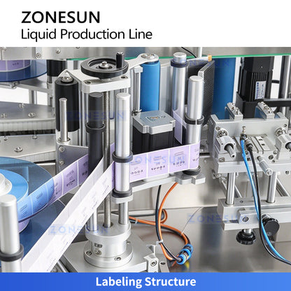 ZONESUN ZS-FAL180G11 Automatic Beverage Filling Capping Labeling Line