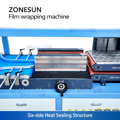 ZS-MSFM730 High-Speed Automatic Transparent Film Overwrapping Machine for Boxes