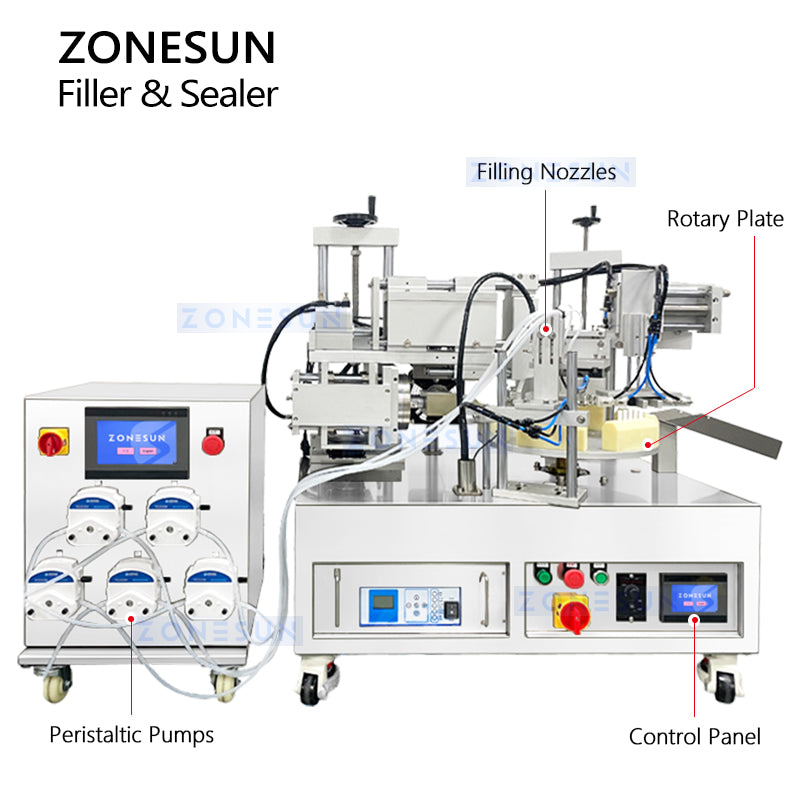 ZONESUN ZS-FS70U Single-dose Stick Vial Filling Sealing Machine