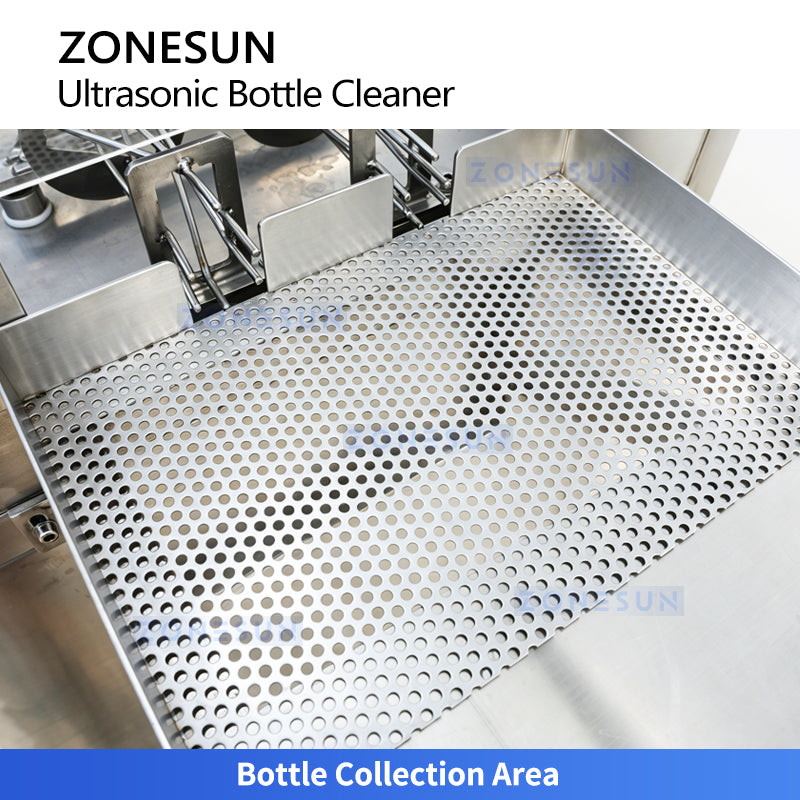ZONESUN ZS-UWB8 Automatic Ultrasonic Vial Washing Machine for 3ml-10ml BottlesDual Lane Bottle Cleaner