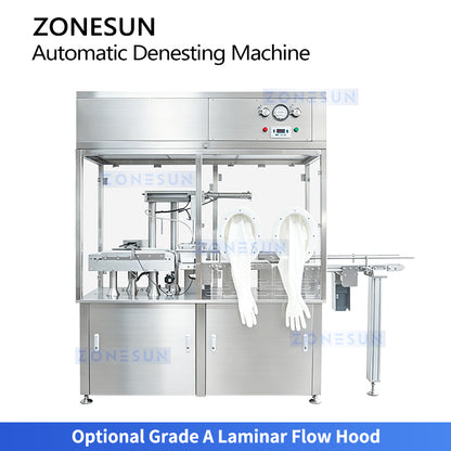 ZONESUN ZS-DM1 Automatic Prefilled Syringe Denesting Machine for Syringe Filling Lines