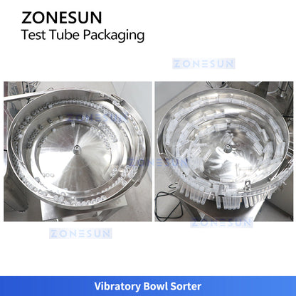 ZONESUN ZS-AFC36 Test Tube Liquid Filling and Capping Machine Cam System Monoblock Equipment