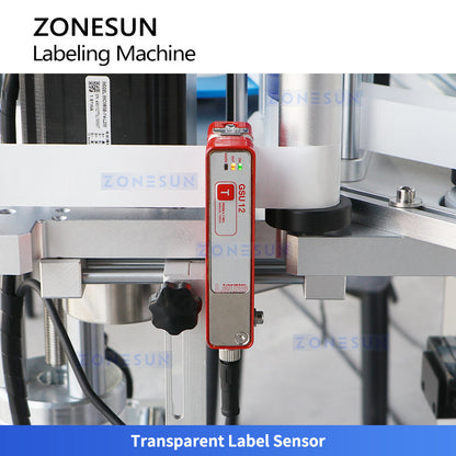 ZONESUN ZS-TB833F 4 Corner Labeling Machine for Cosmetic Box Tamper-evident Security Labeler