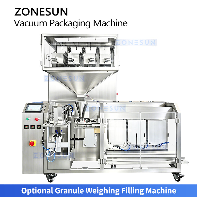 ZONESUN ZS-AFS015 Automatic Three-Chamber Vacuum Pouch Packaging Machine