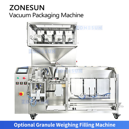 ZONESUN ZS-AFS015 Automatic Three-Chamber Vacuum Pouch Packaging Machine