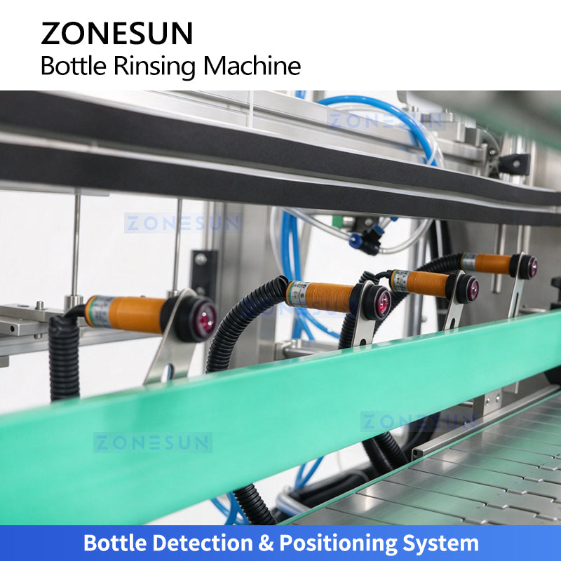 ZONESUN ZS-WB4 Automatic 4-Head Bottle & Jerry Can Rinsing Machine