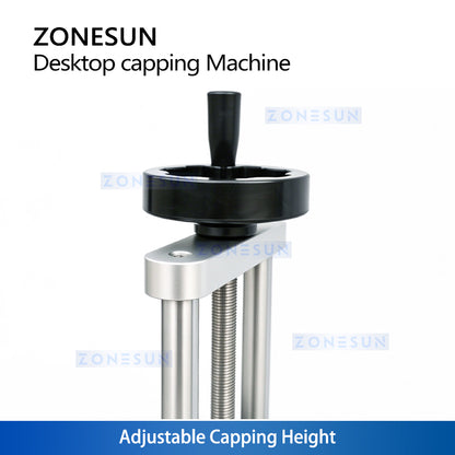 ZONESUN ZS-XG1870 18-70mm Pneumatic Desktop Automatic Capping Machine
