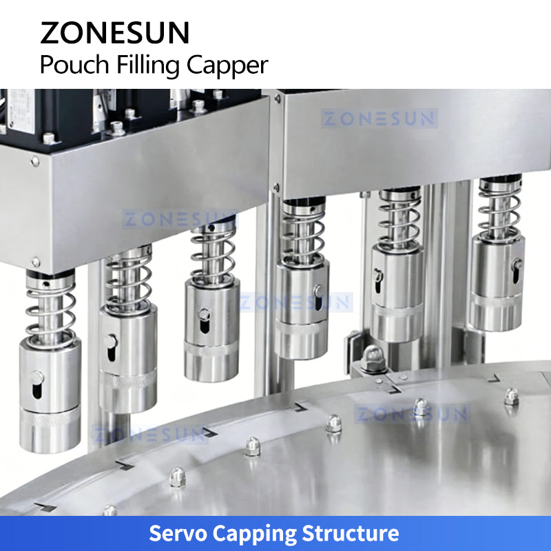 ZONESUN ZS-AFC12M High-Speed Servo Spout Pouch Piston Liquid Packaging Monoblock Machine (Up to 120 Bags/Min) ZONESUN