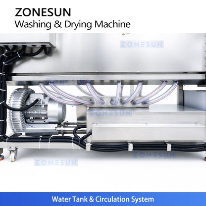 ZONESUN ZS-PM2 Tunnel Pasteurizer for Food & Beverage with Washing Dryer Function
