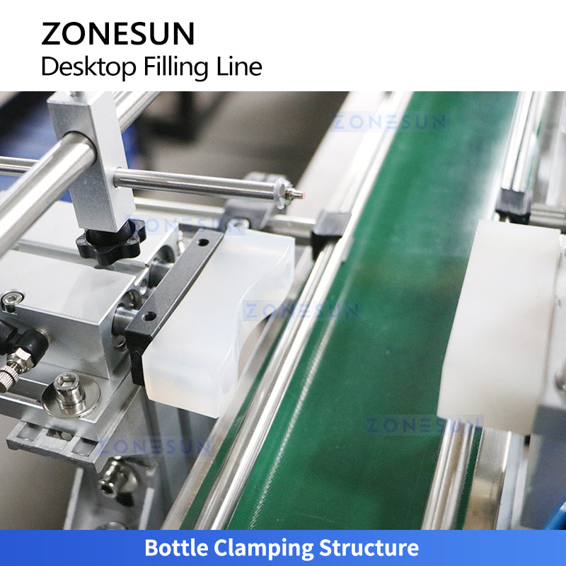 ZS-FAL180DT Desktop Liquid Beverage Filling Capping Small Procution Line  ZONESUNPRO
