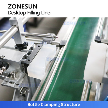 ZS-FAL180DT Desktop Liquid Beverage Filling Capping Small Procution Line  ZONESUNPRO