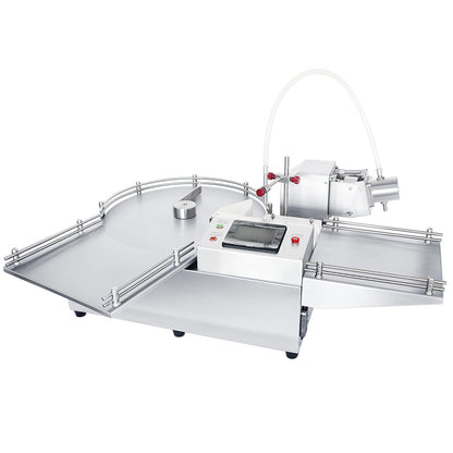 ZONESUN ZS-LPG1 Automatic Ceramic Pump Liquid Filling Machine with Bottle Sorting Unscrambler