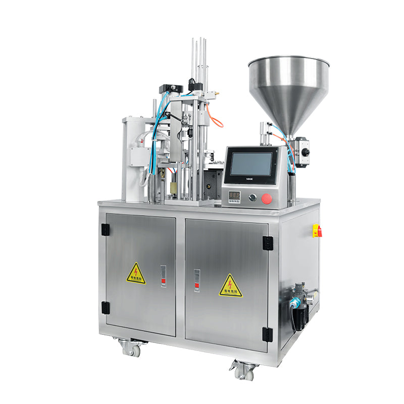 ZONESUN ZS-FS100 Automatic Rotary Paste Filling Cup Sealing Machine