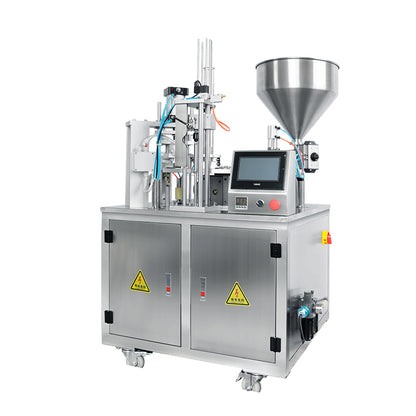 ZONESUN ZS-FS100 Automatic Rotary Paste Filling Cup Sealing Machine