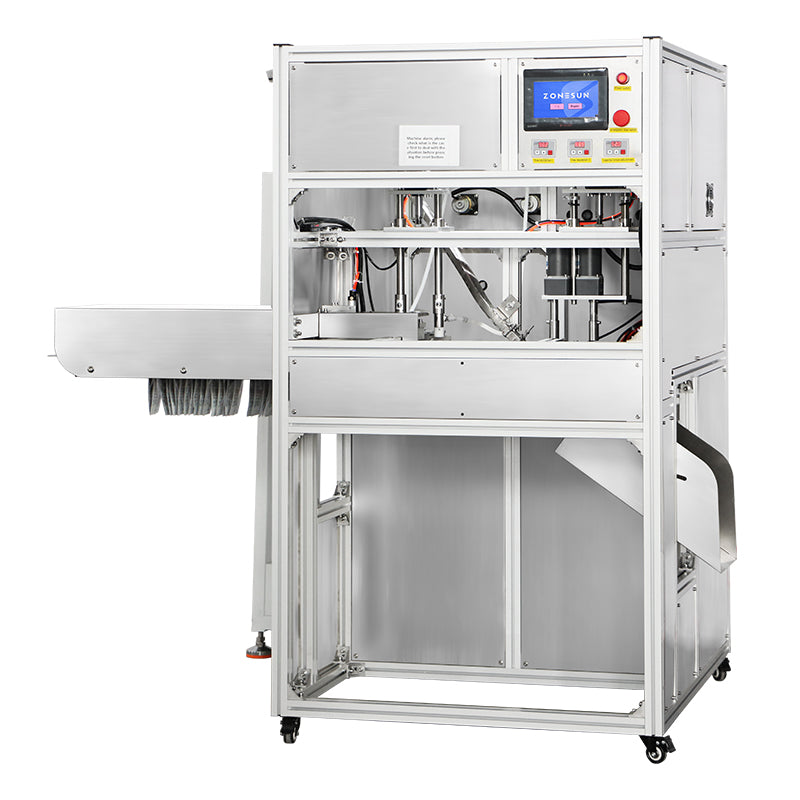 ZONESUN ZS-ASP2 Automatic Spout Pouch Piston Pump Liquid Filling Capping Machine