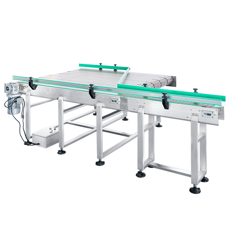 ZONESUN ZS-CB190 Custom Conveyor Belt Bottle Sorting Unscrambler For Production Line