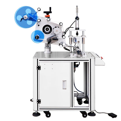 ZONESUN ZS-TB801D Semi Automatic Round Bottle Labeling Machine For Normal Transparent Label  ZONESUNPRO