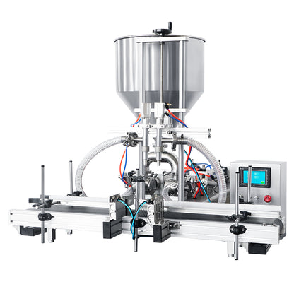 ZONESUN ZS-DTGT2 Automatic 2 Lifting Nozzles Pneumatic Piston Pump Paste Filling Machine