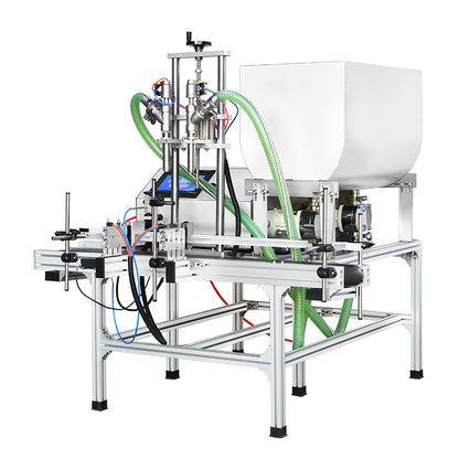 ZONESUN ZS-DTGT900U2 Automatic Rotor Lobe Pump Double Heads Liquid Paste Filling Machine