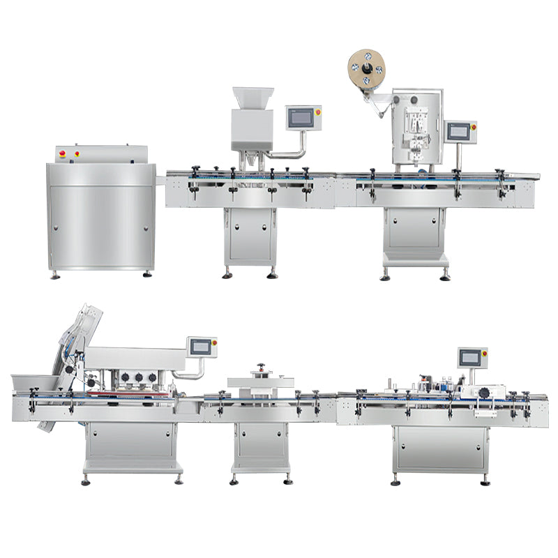 ZONESUN Automatic Gummy Candy Counting Bottling Production Line ZS-AFLC