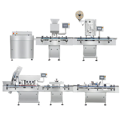 ZONESUN Automatic Gummy Candy Counting Bottling Production Line ZS-AFLC