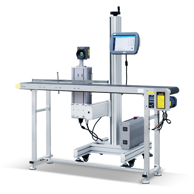 ZONESUN ZS-LMC1 CO₂ Laser Date Code Printing Machine with Conveyor  ZONESUNPRO